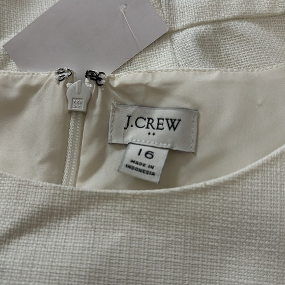 Ivory Midi dress size 16. Brand is J. Crew. - Picture 3 of 4